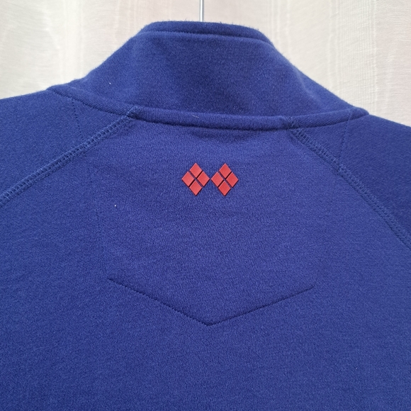Robert Graham X Collection Blue Pull Over 1/4 Zip Long Sleeve Size XL Men's - Picture 8 of 8